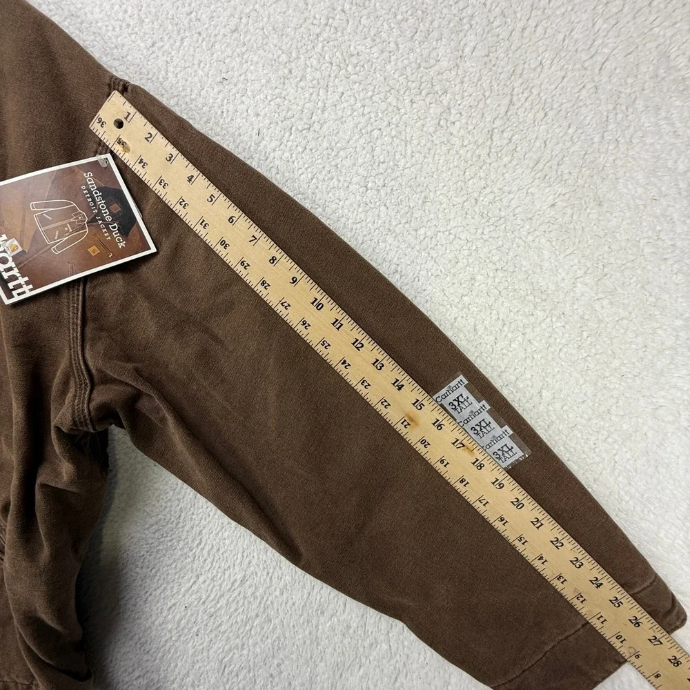 Carhartt Detroit Jacket Blanket Lined Mens 3XLT J97 CHT Chestnut Brown NWT NOS